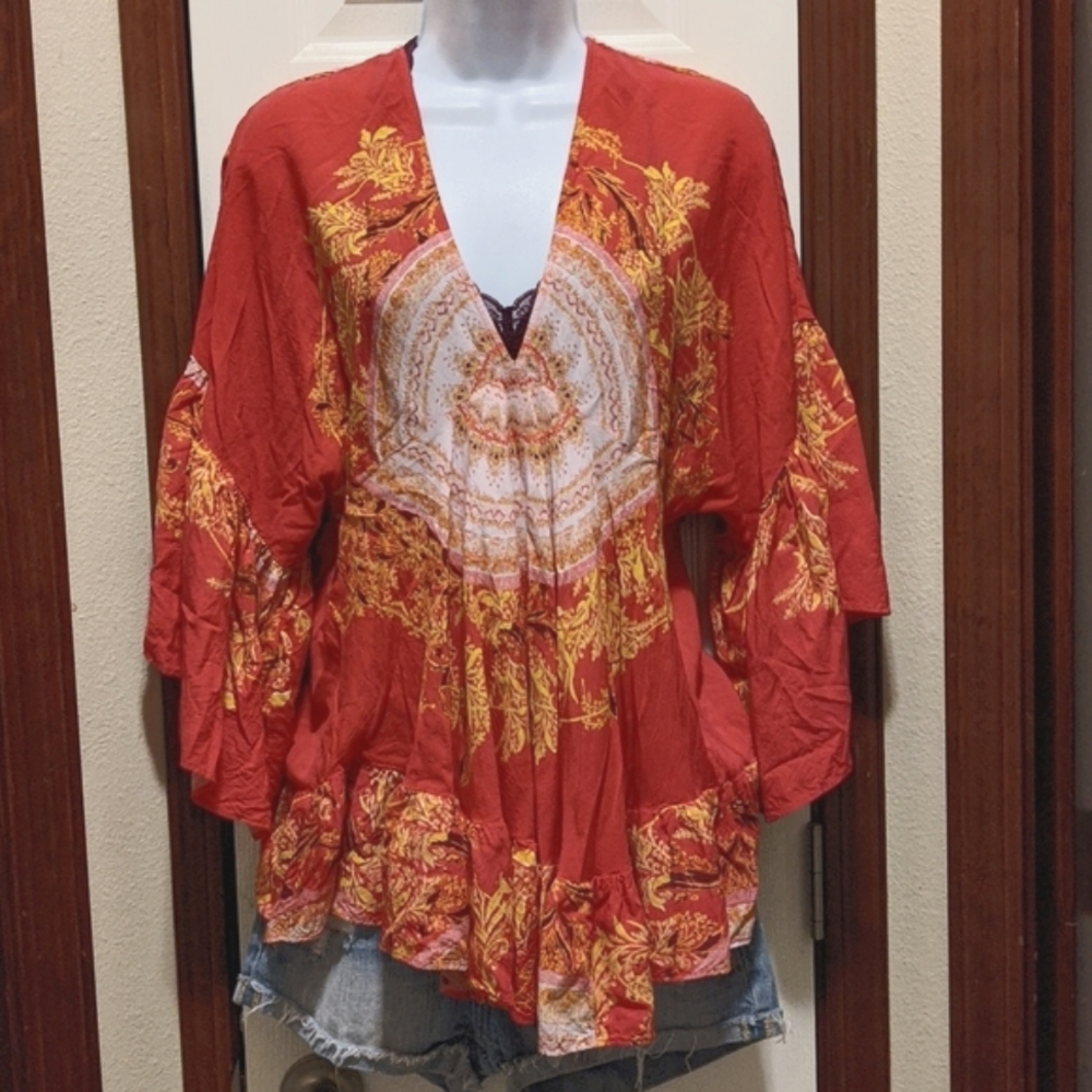 Free People Boho Top Sz XS
